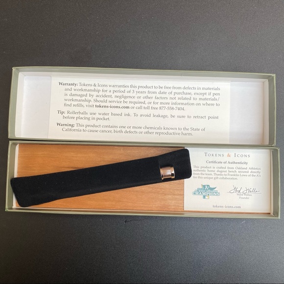 Tokens & Icons Oakland A’s Dugout Bench Color Pen - Picture 2 of 13